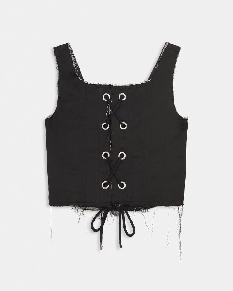 Satin Corset Vest