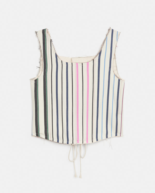 Wool Stripe Corset