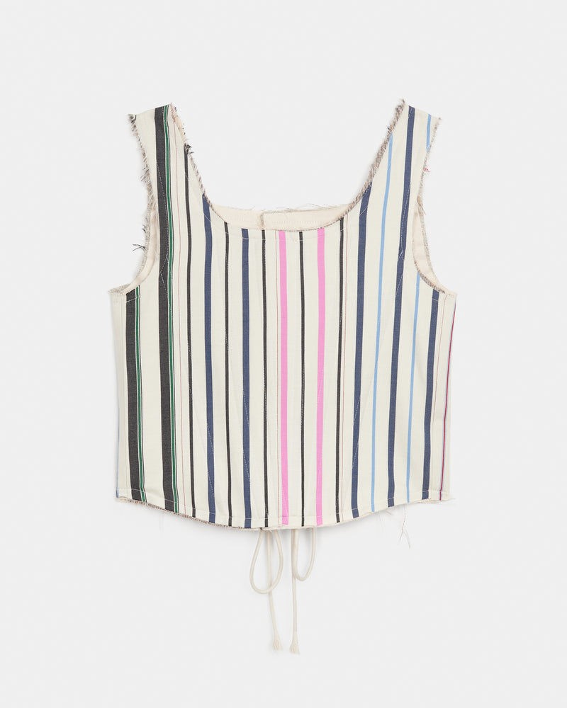 Wool Stripe Corset