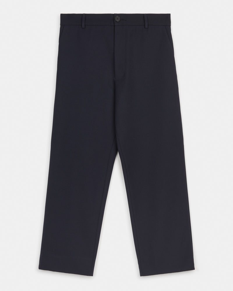 Cropped Straight Trousers