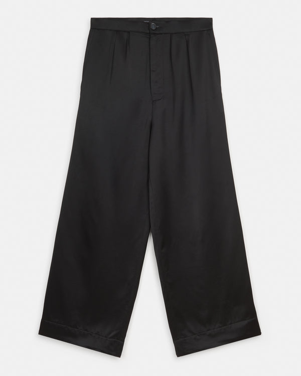 Satin Wide Trousers