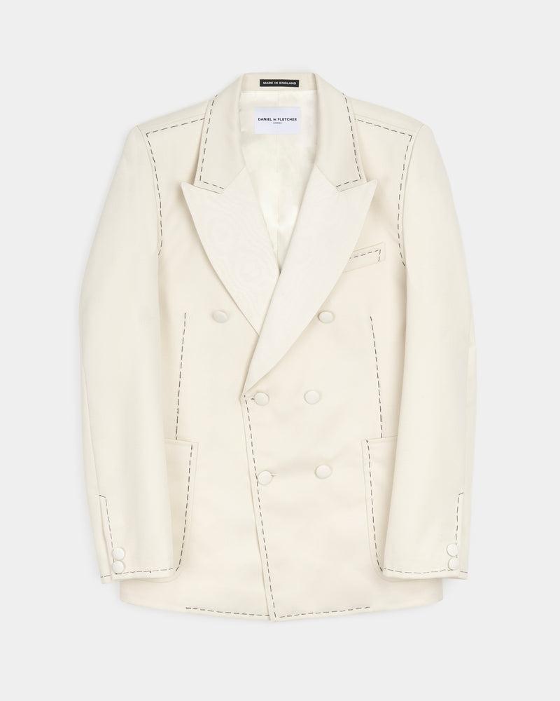 Basting Stitch Tuxedo Jacket