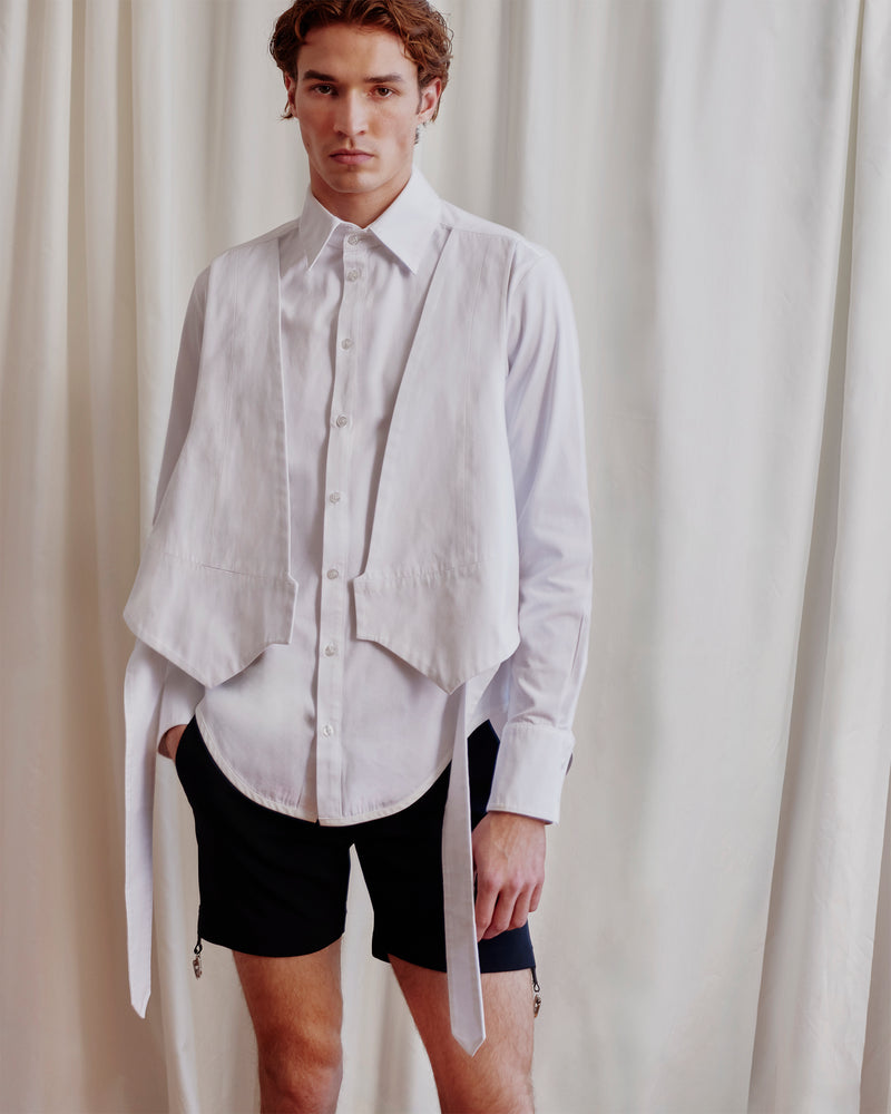 Tailored Suspender Shorts